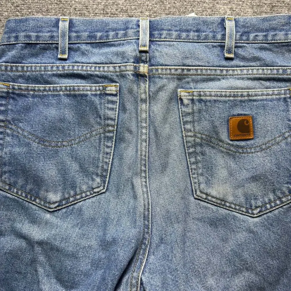 Carhartt B18 DST Traditional Fit Blue Denim Jeans 33x36